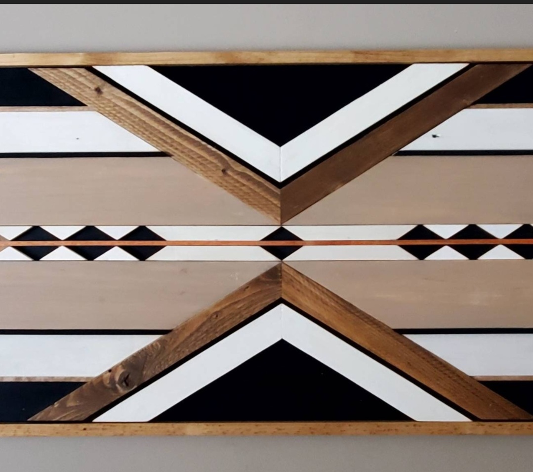 Reclaimed Pallet Wood Southwestern Design Wall Art