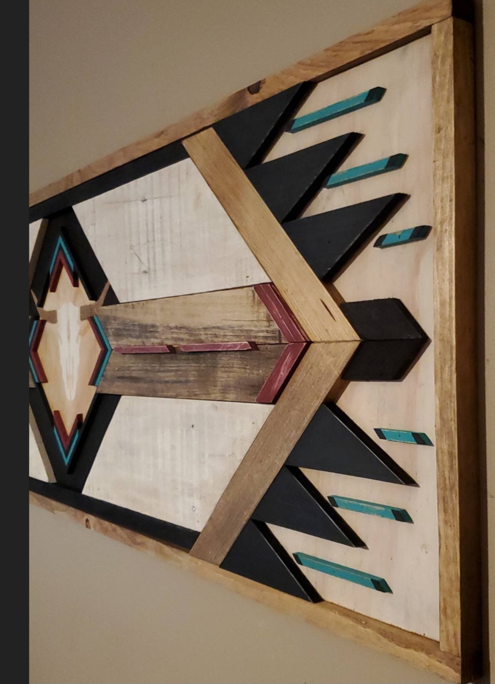 Reclaimed Pallet Wood Southwestern Design Wall Art 