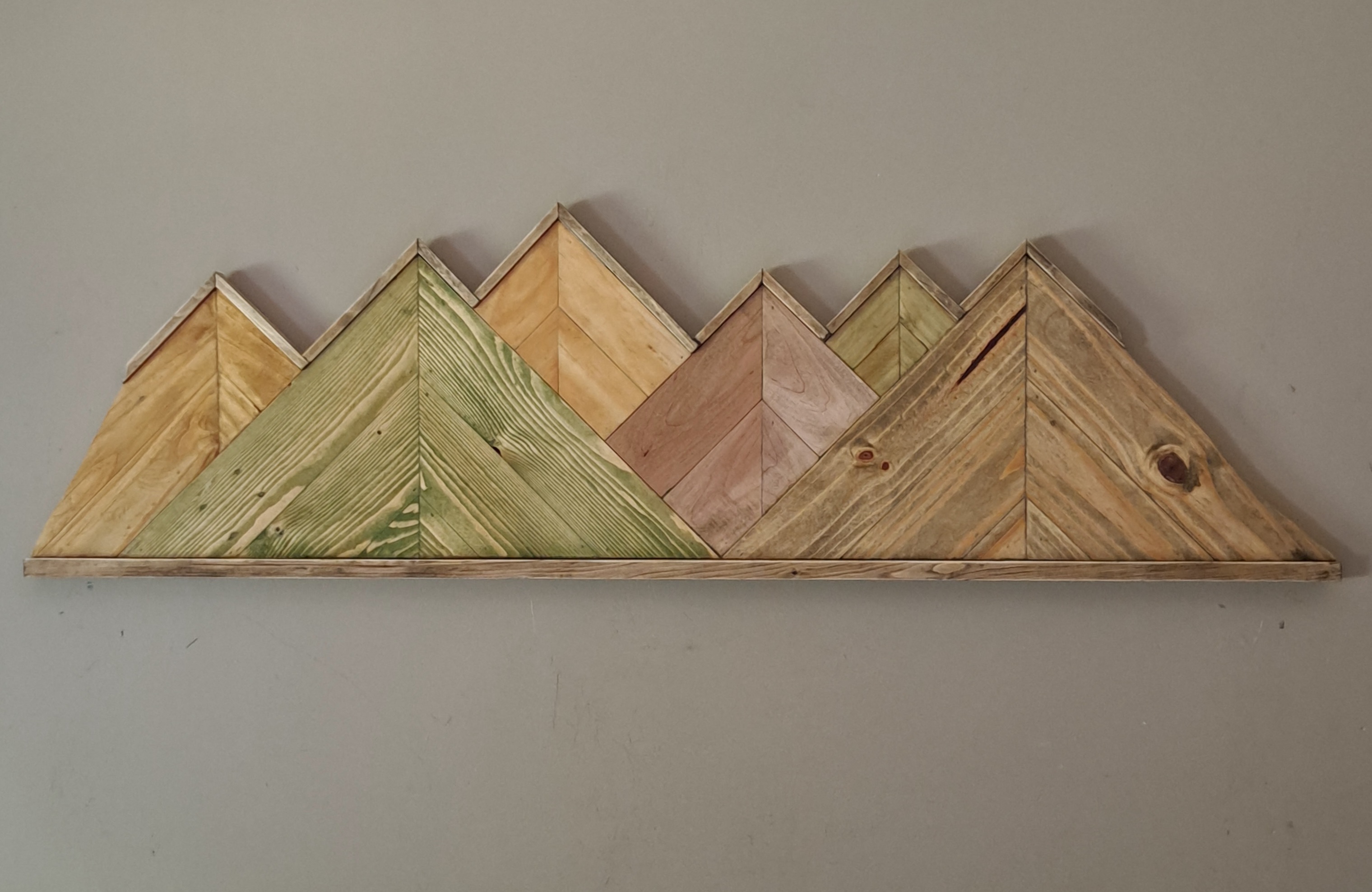Reclaimed Pallet Wood Mountains ~ SOLD
