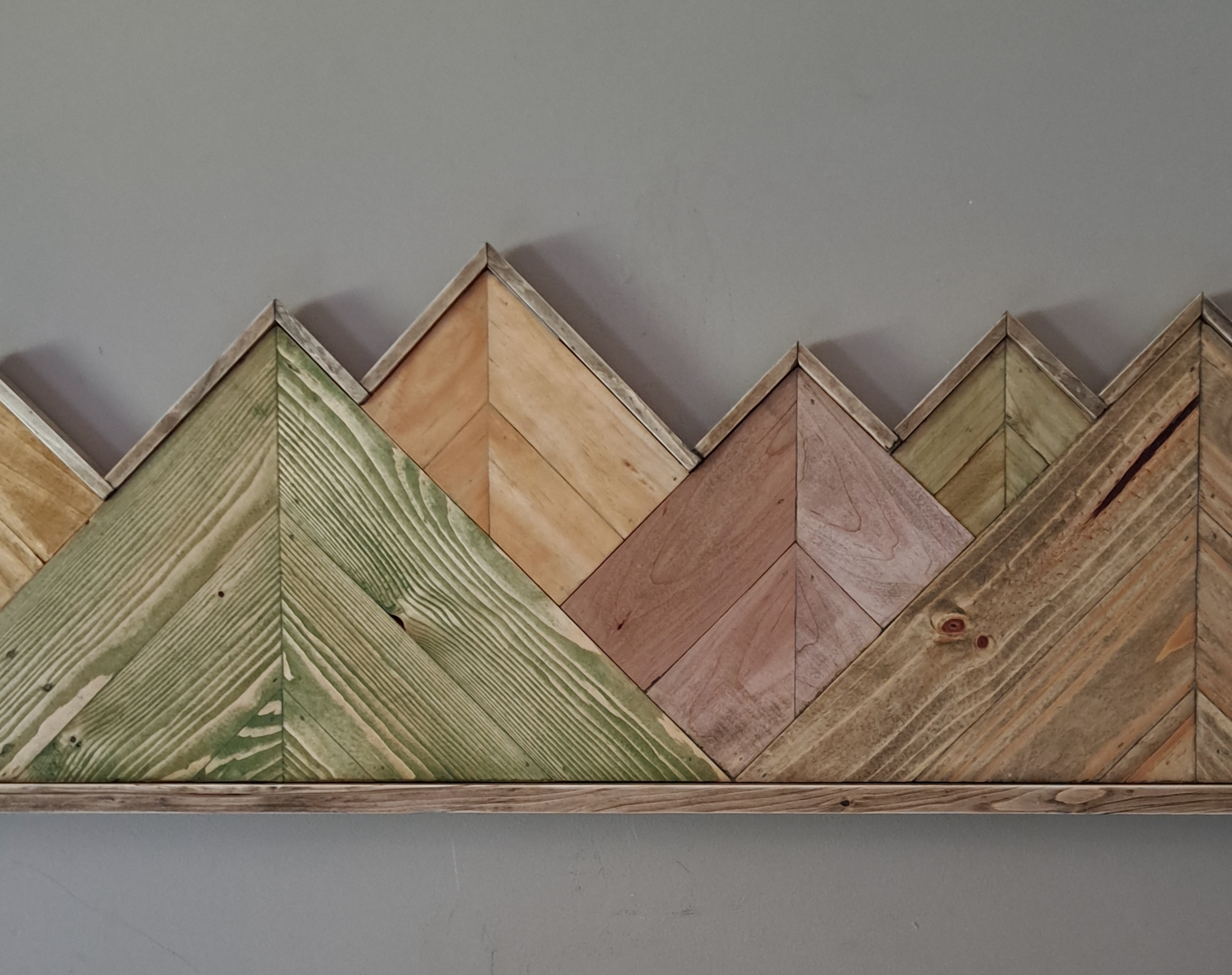 Reclaimed Pallet Wood Mountains ~ SOLD