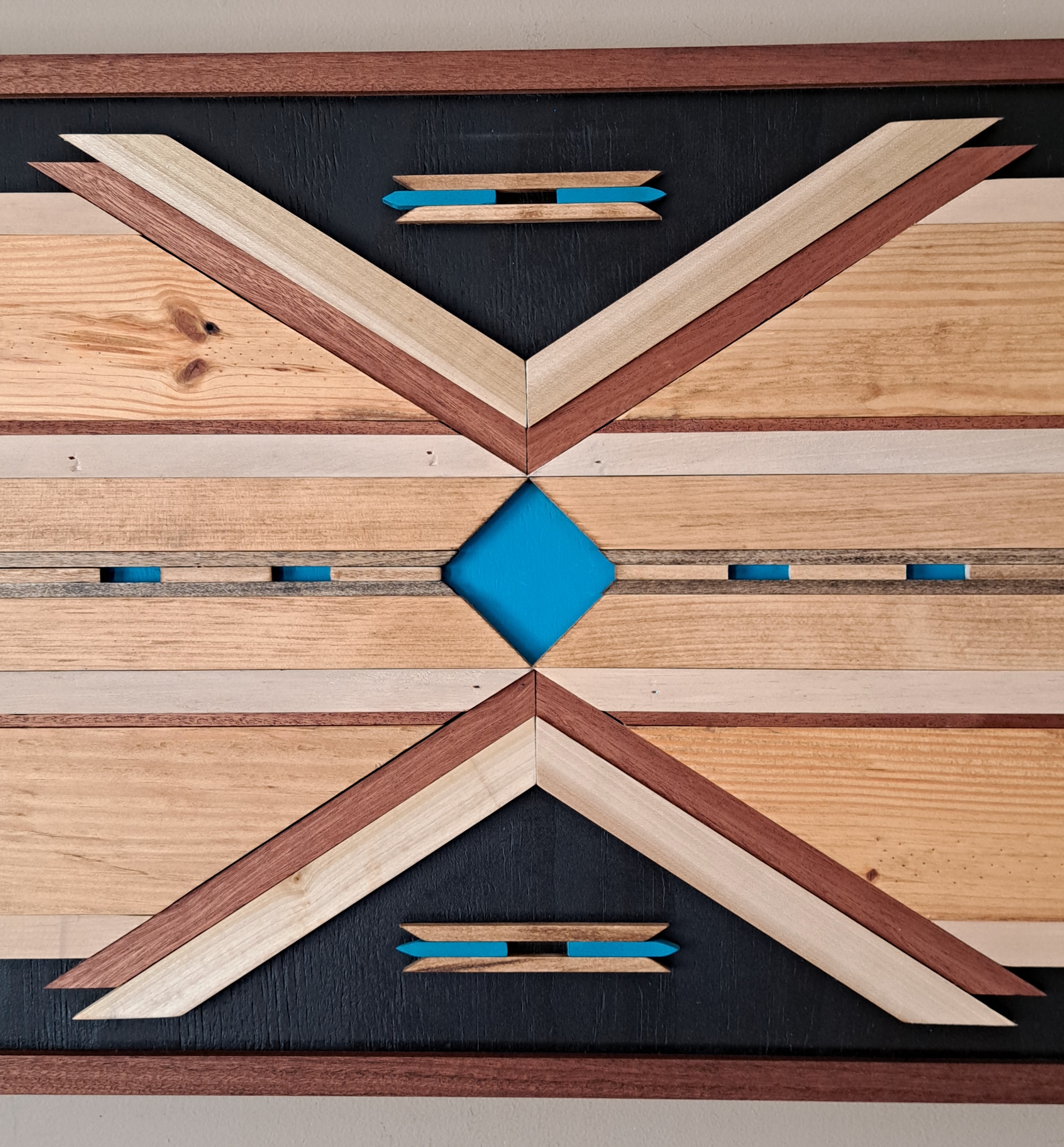 Reclaimed Pallet Wood Southwestern Wall Art