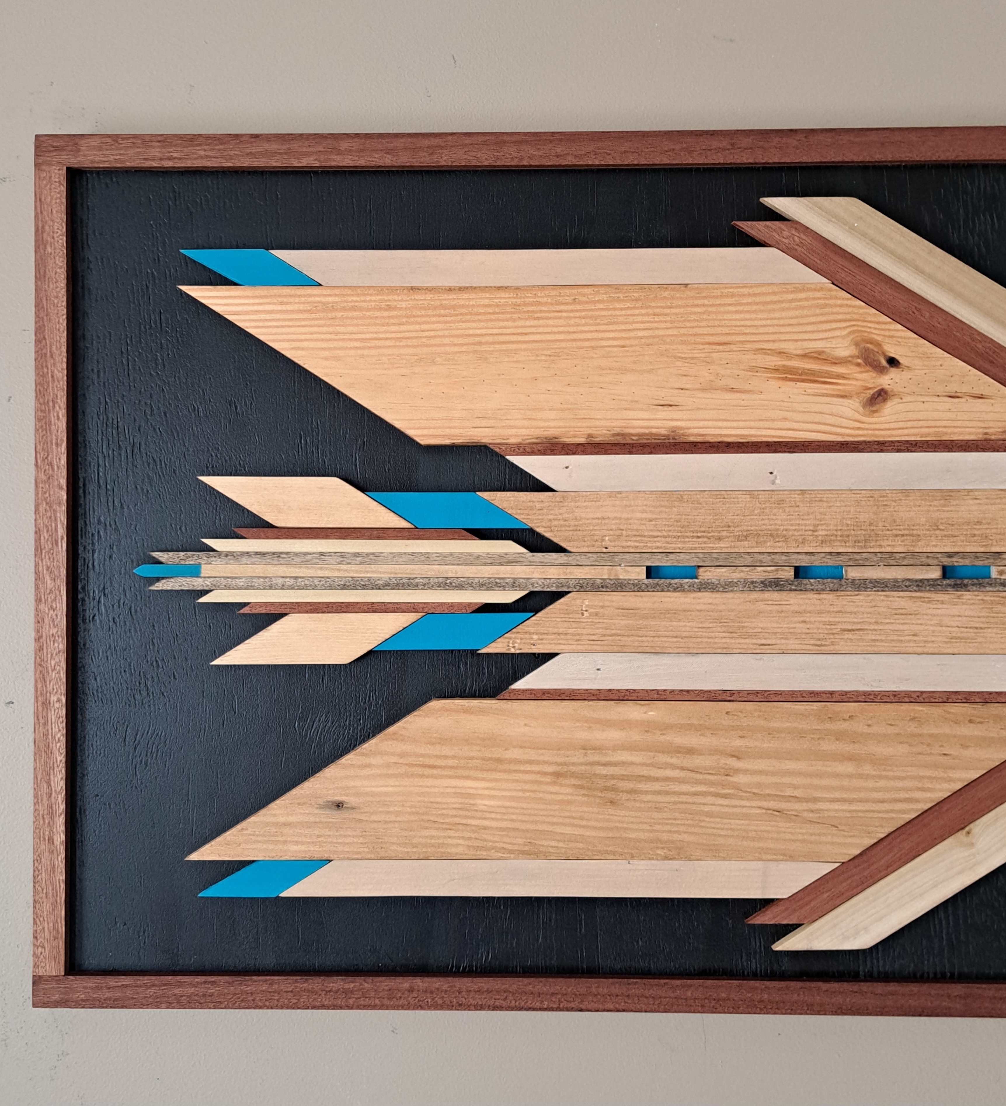 Reclaimed Pallet Wood Southwestern Wall Art