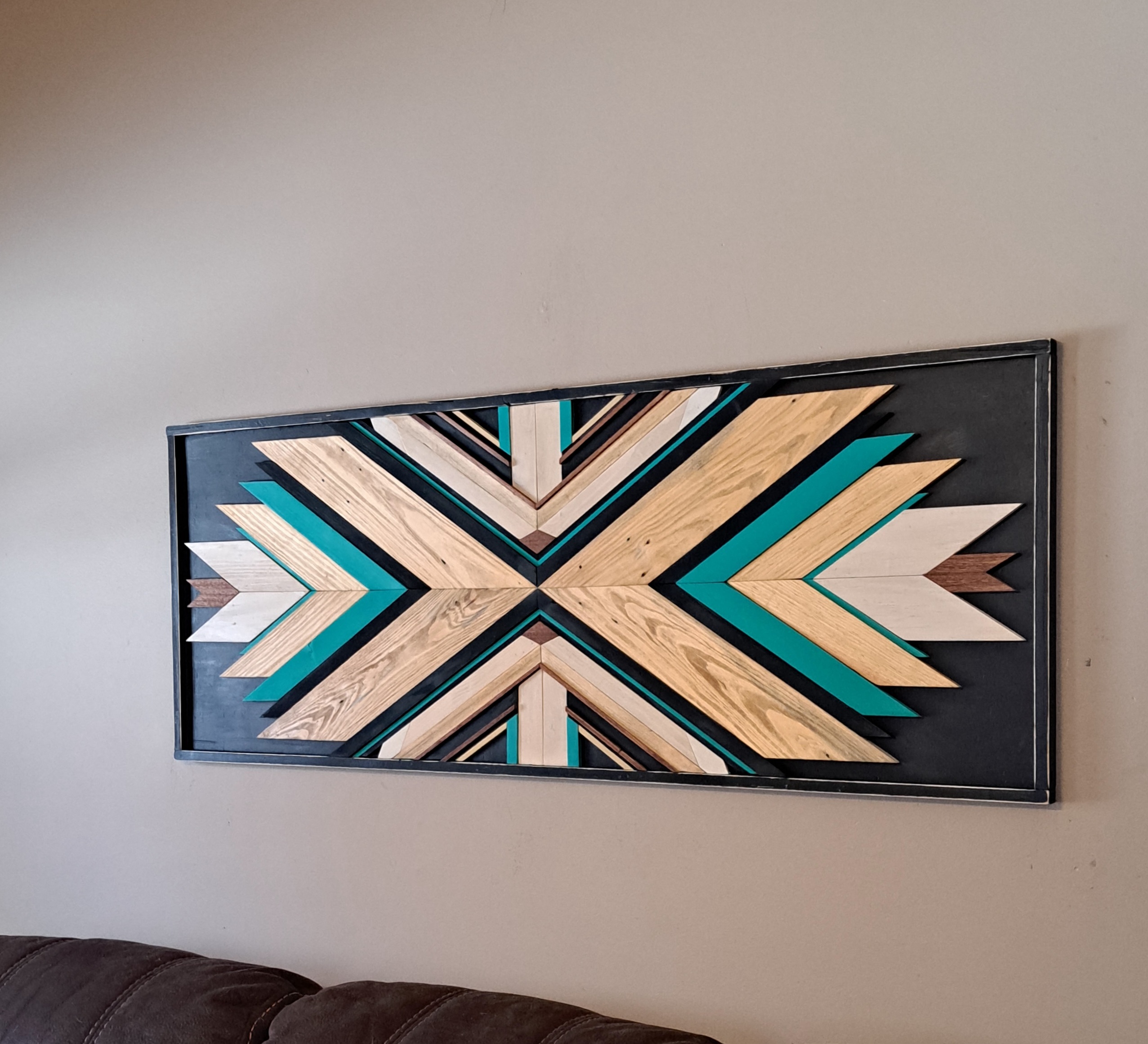 Reclaimed Pallet Wood Wall Art ~ Southwestern