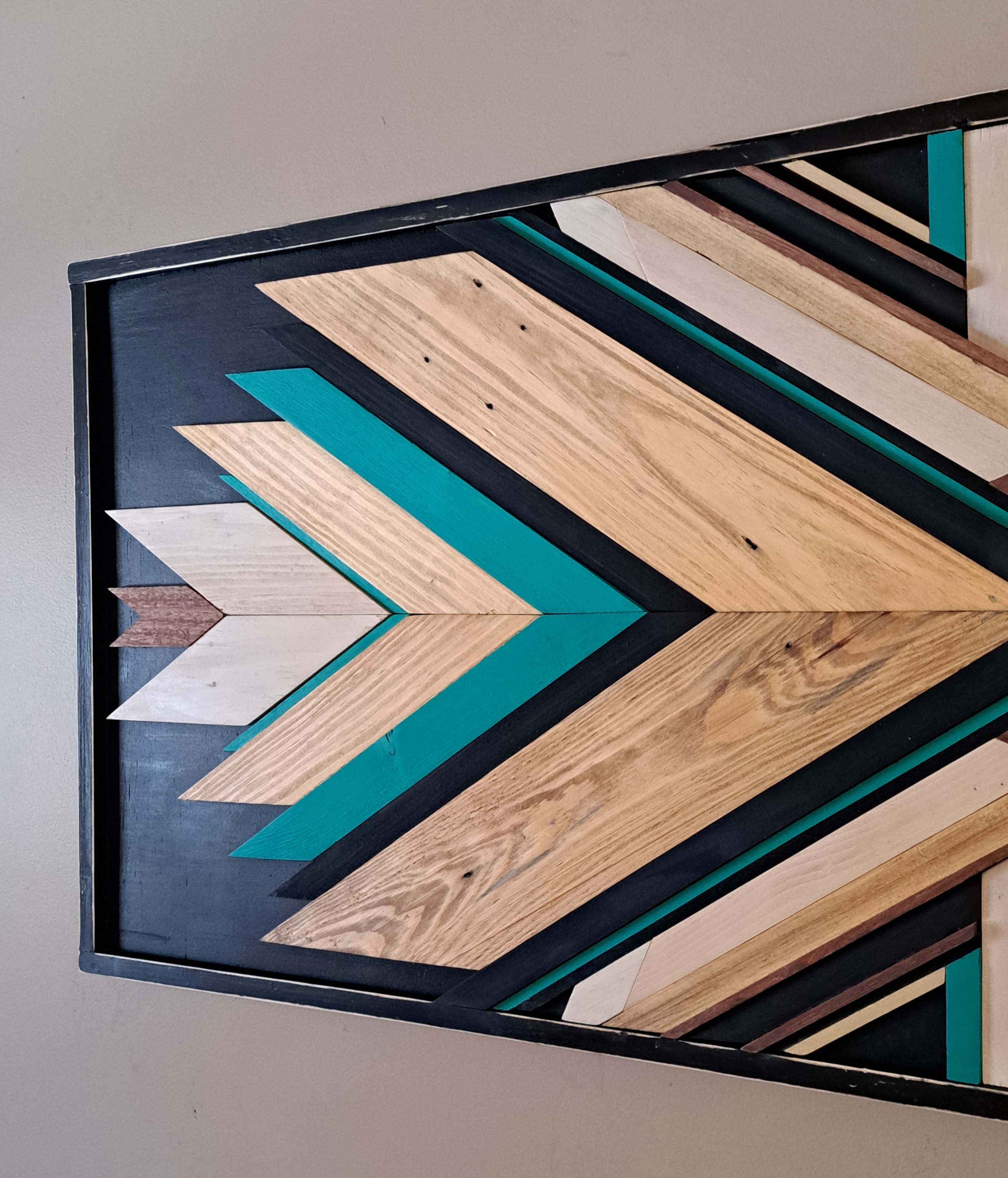 Reclaimed Pallet Wood Wall Art ~ Southwestern