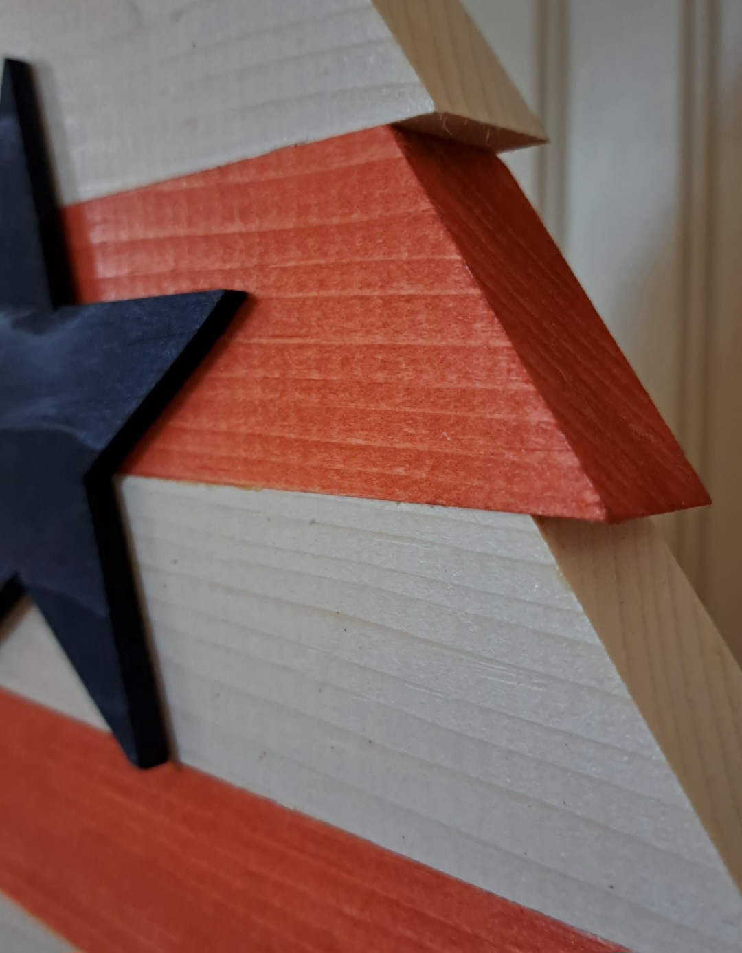 Handmade American Flag Christmas Tree