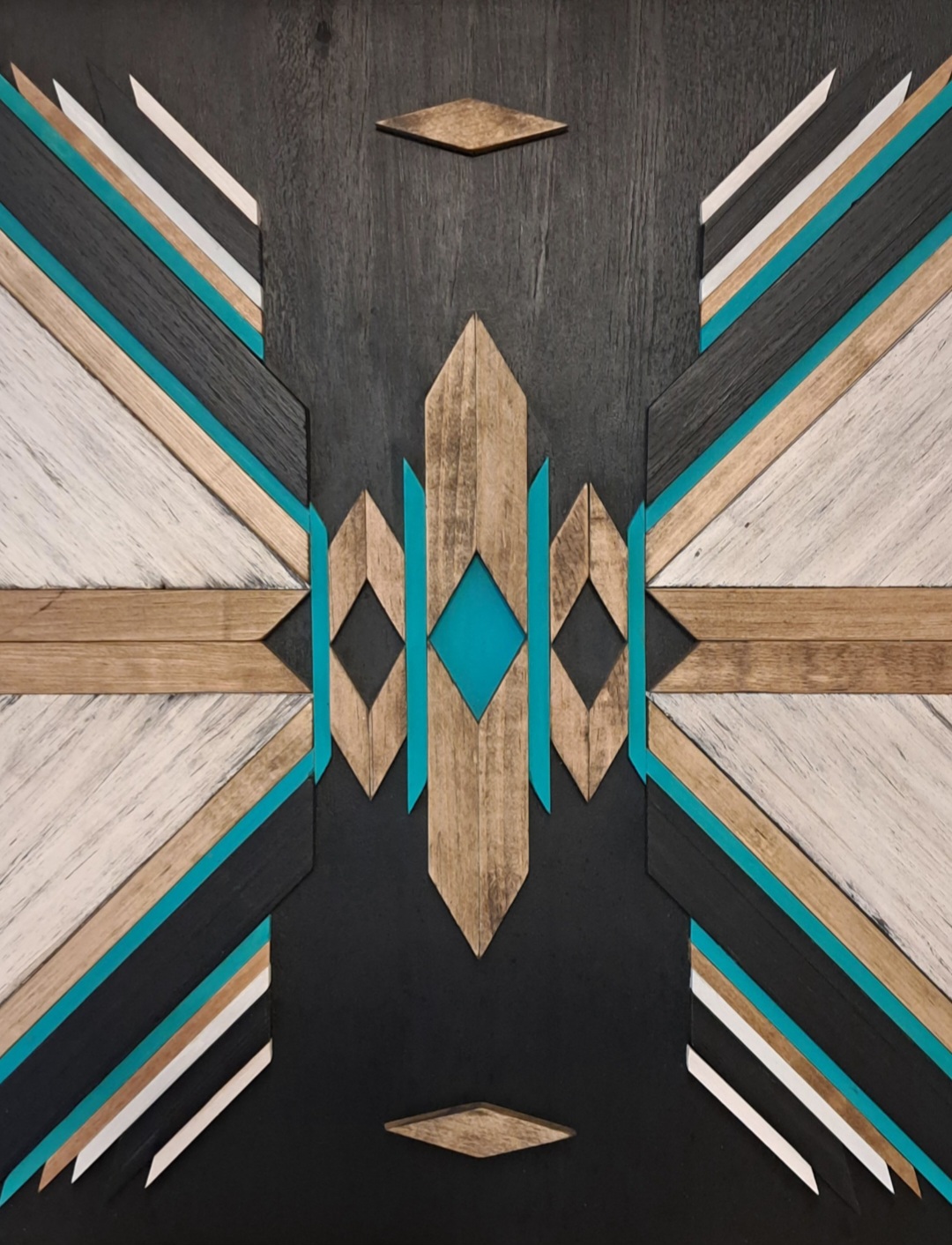 Reclaimed Pallet Wood Wall Art ~ Unique!!  SOLD