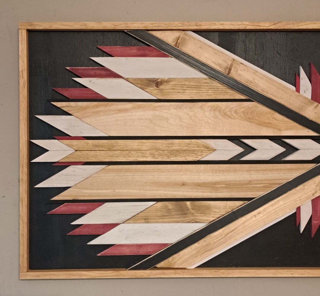 Reclaimed Pallet Wood Southwestern Wall Art ~ SOLD