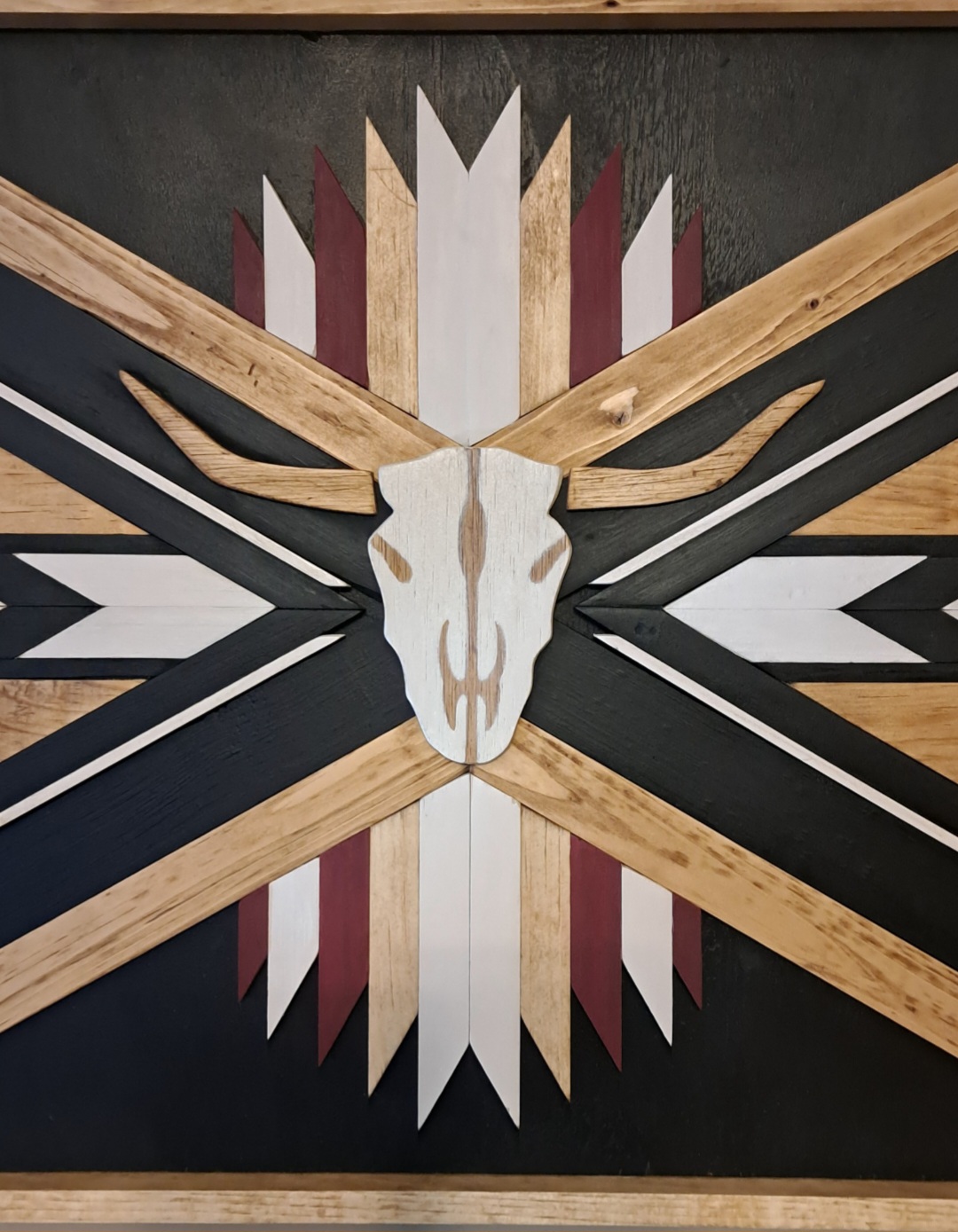 Southwestern Inspired Wall Art - Handcrafted from Reclaimed Pallet Wood 