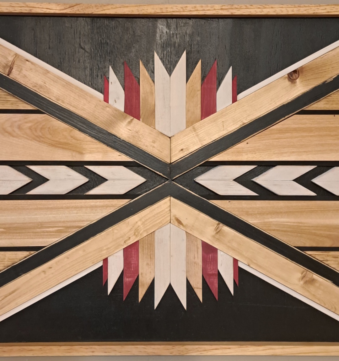 Reclaimed Pallet Wood Southwestern Wall Art ~ SOLD