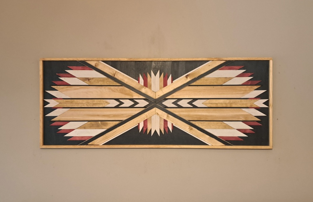 Reclaimed Pallet Wood Southwestern Wall Art ~ SOLD