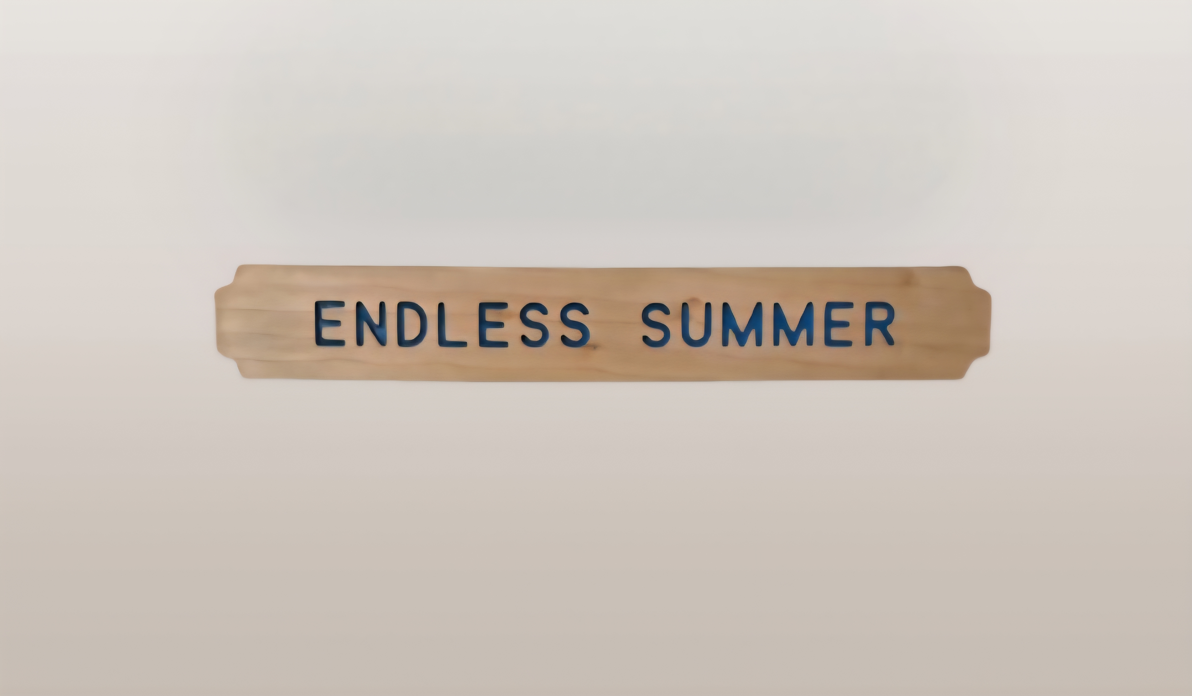 Handmade Routed Wood Sign ~ Endless Summer