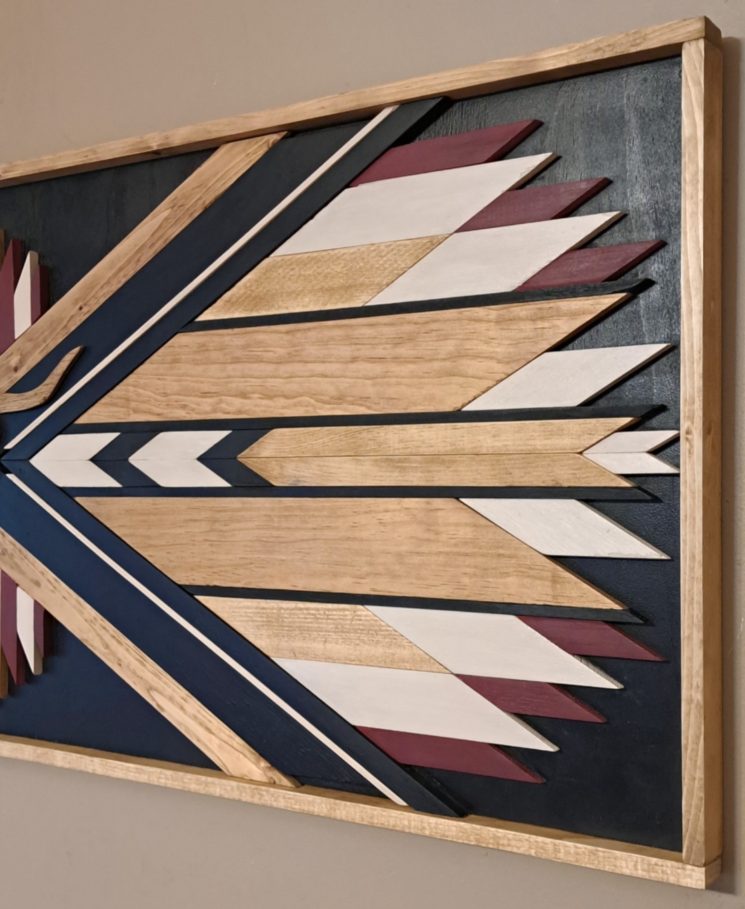 Southwestern Inspired Wall Art - Handcrafted from Reclaimed Pallet Wood 