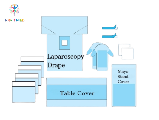 Disposable Sterile Nonwoven Laparoscopy Pack for General Surgery
