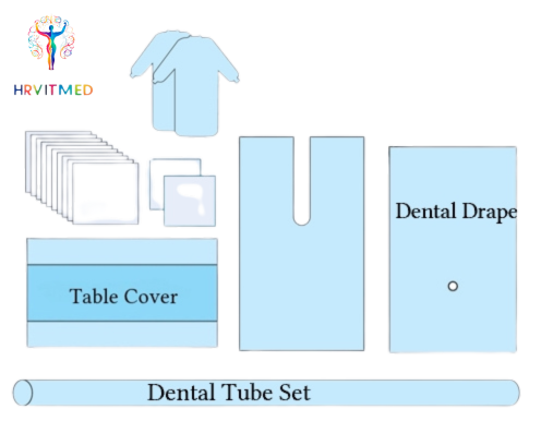 Disposable Nonwoven Surgical Drape Pack for Dental Surgery