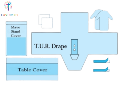 Disposable Sterile Nonwoven T.U.R. Pack for Urology Surgery