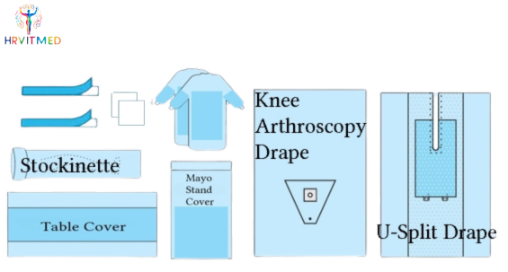Disposable Sterile Nonwoven Knee Arthroscopy Pack for Orthopedic Surgery