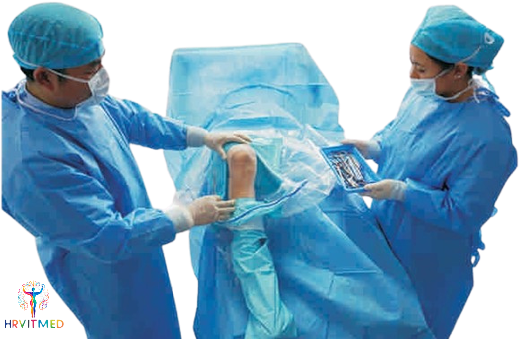 Disposable Sterile Nonwoven Knee Arthroscopy Pack for Orthopedic Surgery