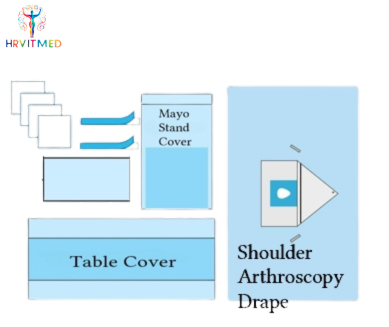 Disposable Sterile Nonwoven Shoulder Arthroscopy Beachchair Standard Pack for Orthopedic Surgery