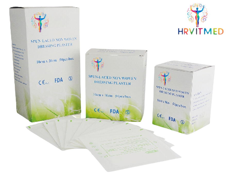 Disposable Sterile Spunlace Non-woven Self-adhesive Wound Dressing