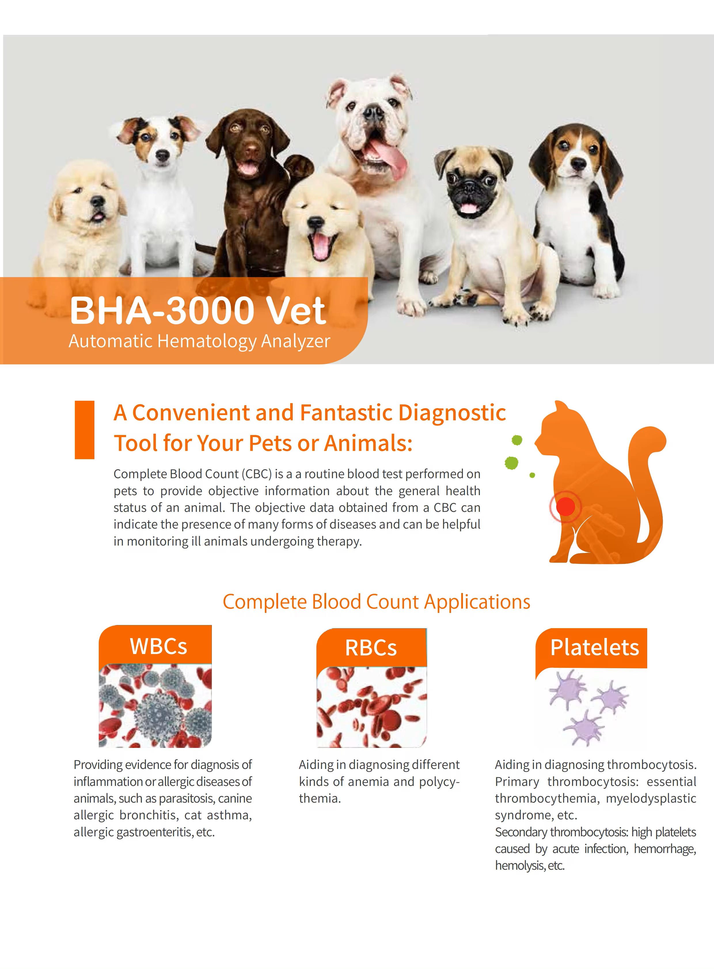 Veterinary Automatic Hematology Analyzer