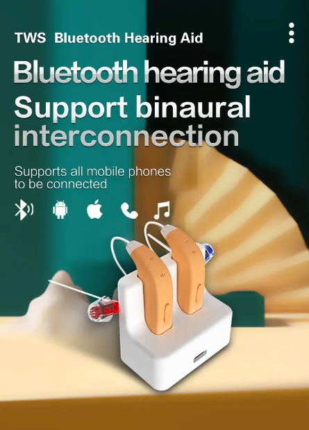 RIC Wireless TWS Hearing Aids bluetooth