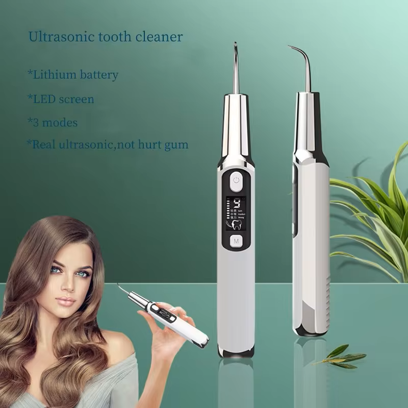 Upgraded 9 Modes Ultrasonic Tooth Cleaner – Advanced Whitening & Plaque Removal