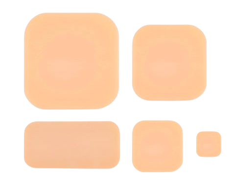 Silicone Adhesive Foam Dressing 7x7 for Bed Sores and Burns