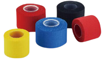 Multicolor adhesive tape set