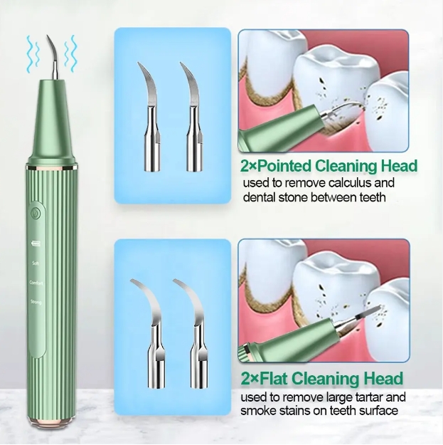 Wireless Ultrasonic Tooth Cleaner with Camera - Tartar & Calculus Tool
