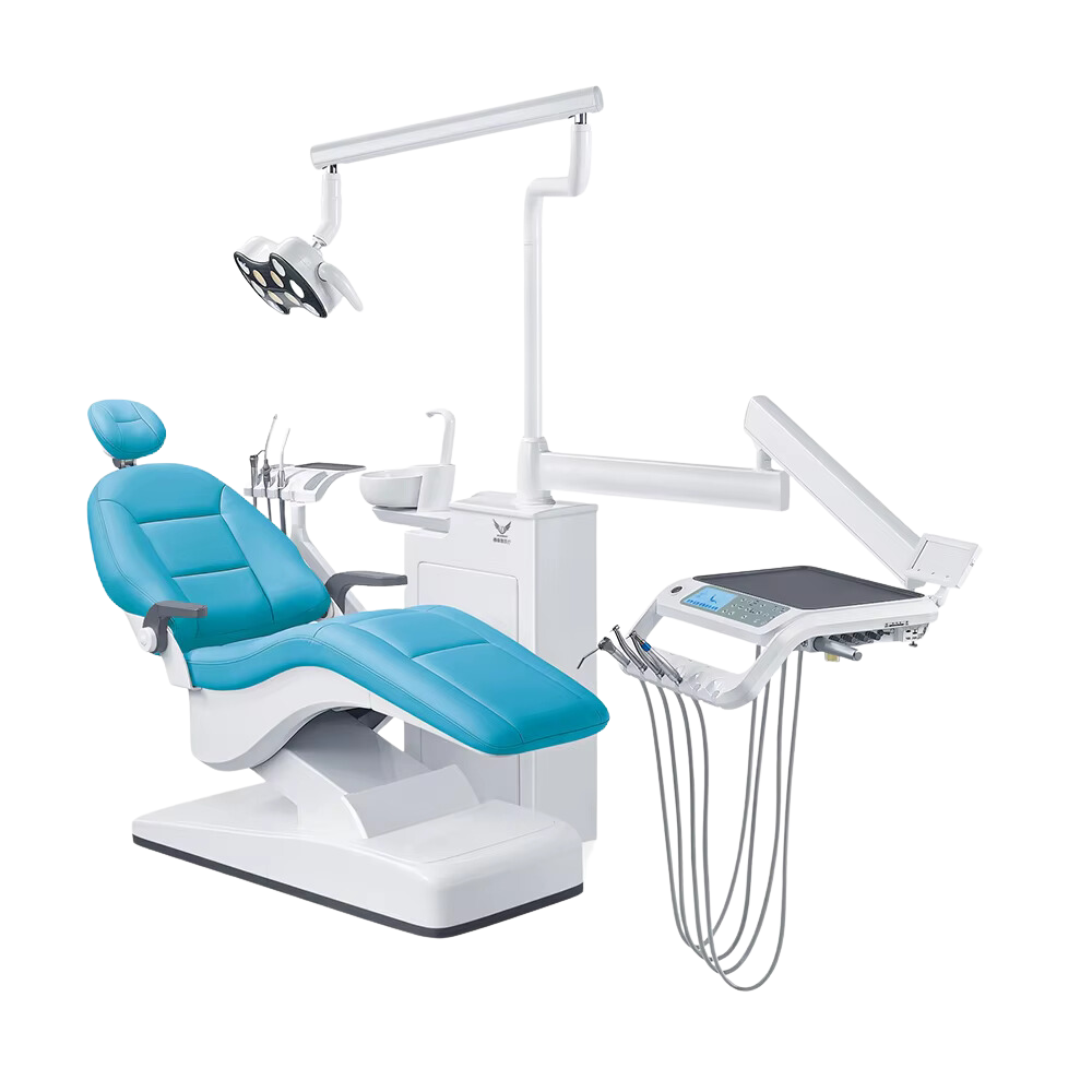 Floor-Fixed Saddle Dental Chair Unit with Unique Specs – Standard Configuration