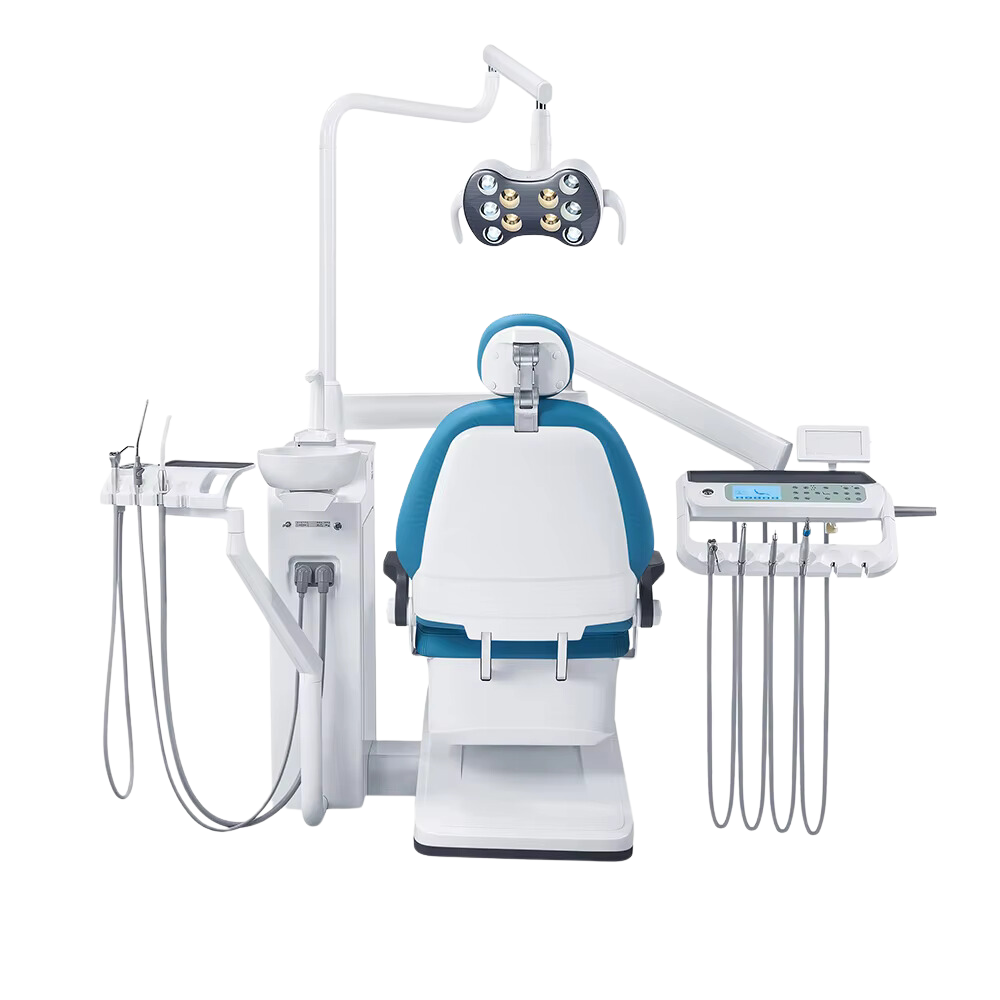 Floor-Fixed Saddle Dental Chair Unit with Unique Specs – Standard Configuration