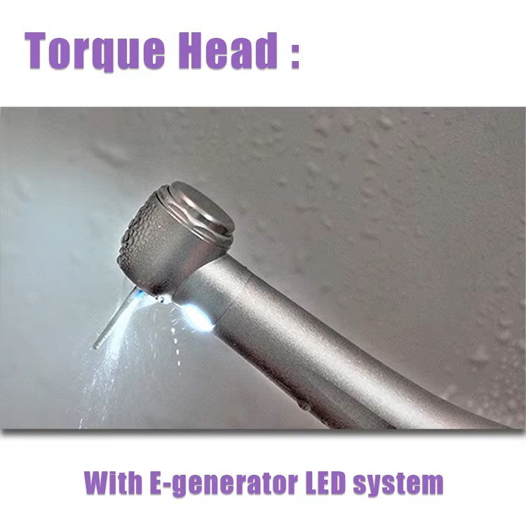 Dental LED E-generator High Speed Handpiece Stainless Steel Dental Tip