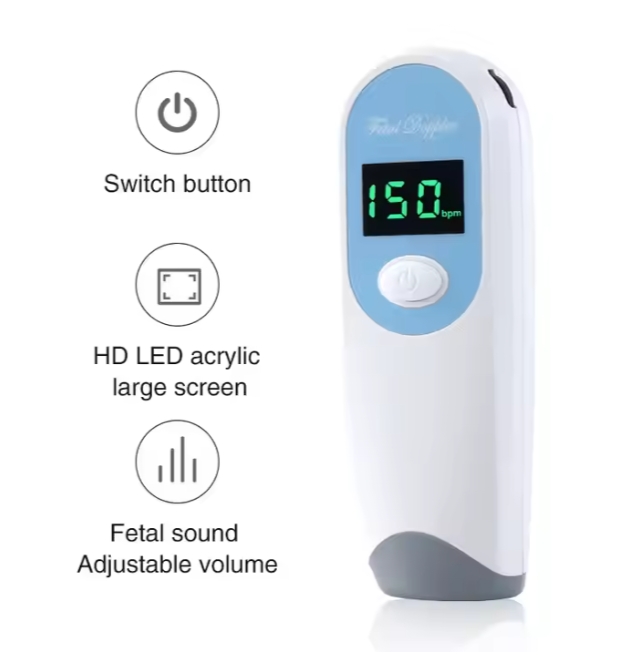 Mini Handheld Portable Baby LCD Fetal Doppler