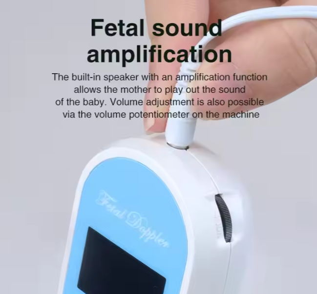 Mini Handheld Portable Baby LCD Fetal Doppler