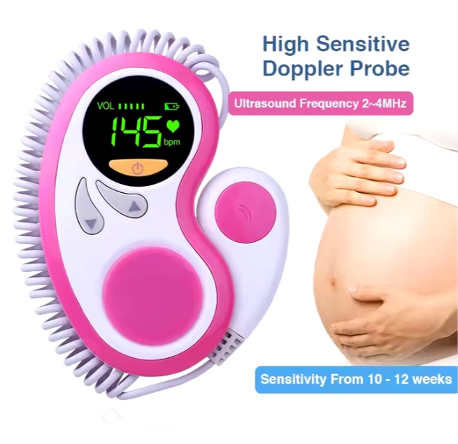 Portable Wireless Fetal Doppler Monitor