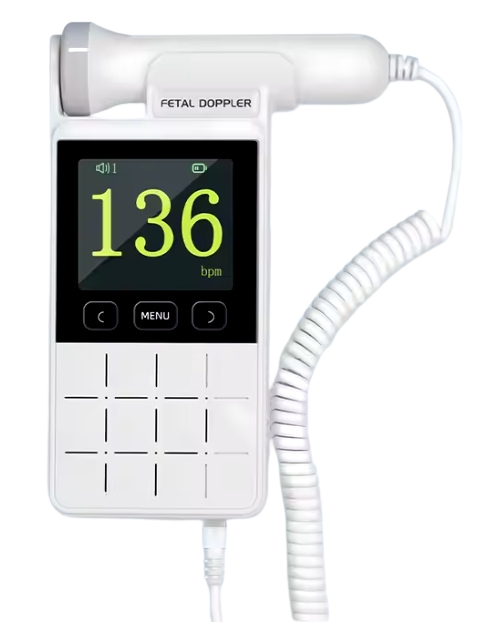 Portable Fetal Doppler Monitor - Hear Your Baby's Heartbeat Anytime, Anywhere
