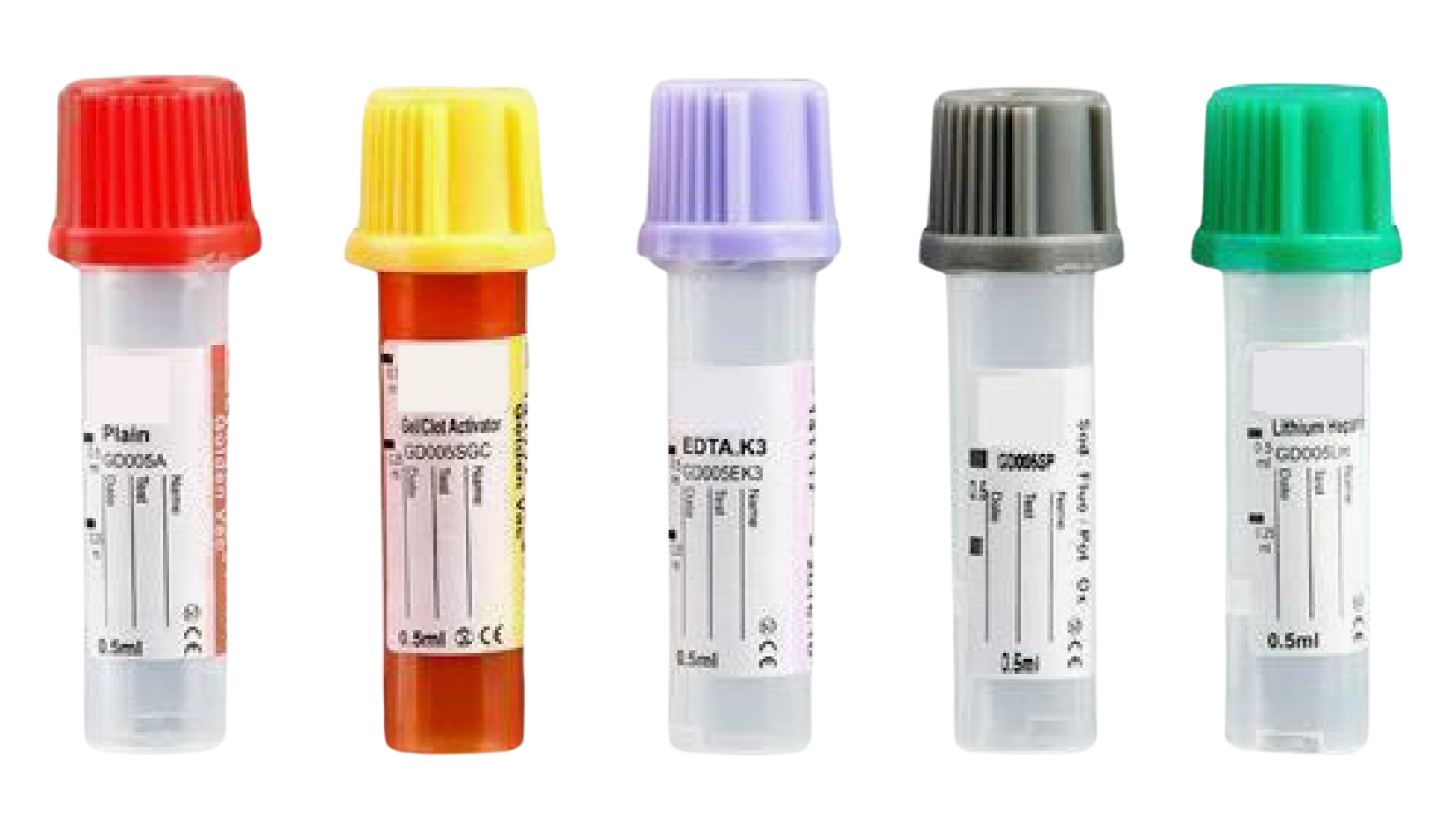 Micro Blood Collection Tubes