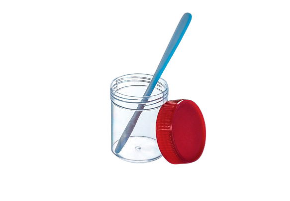 K1013-1 60mL Fecal/Stool Specimen Collection Container with Spatula – Reliable & Convenient
