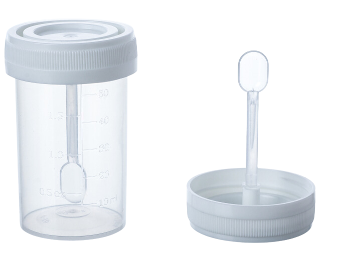 K1016-6-60mL Fecal Specimen Container – Durable, Leak-Proof Solution for Clinical Use