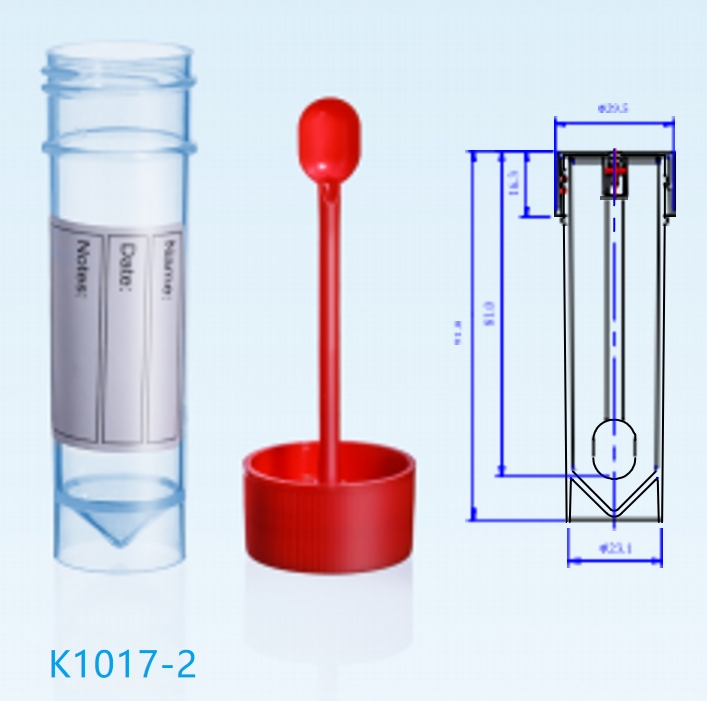 K1017-2-30mL Fecal/Stool Culture Containers – Secure Collection and Transport for Microbiology