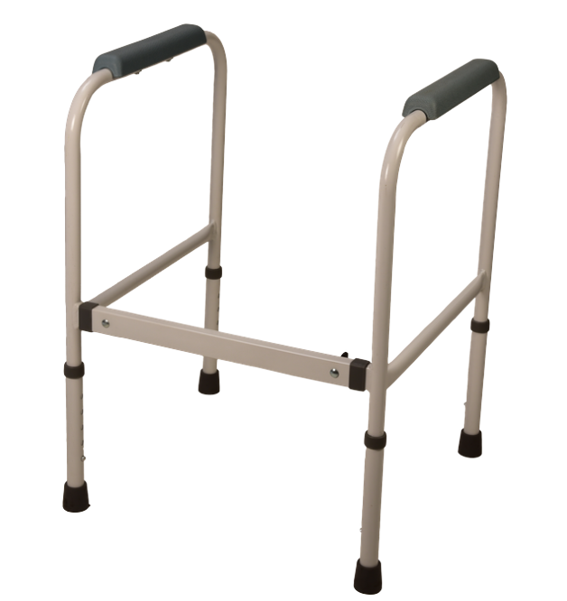 Self-Standing Aluminum Toilet Safety Frame – Adjustable, Durable & Easy to Install
