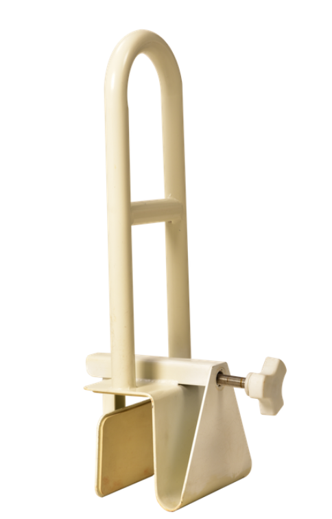 Clamp-On Bathtub Handrail – Adjustable Safety Grab Bar for Seniors & Adults | Tool-Free Installation