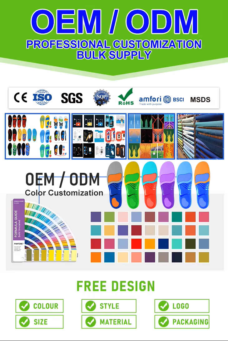 Heavy Duty Orthotic Arch Support Insoles – High Arch Pain Relief for Men & Women (240+ lbs)