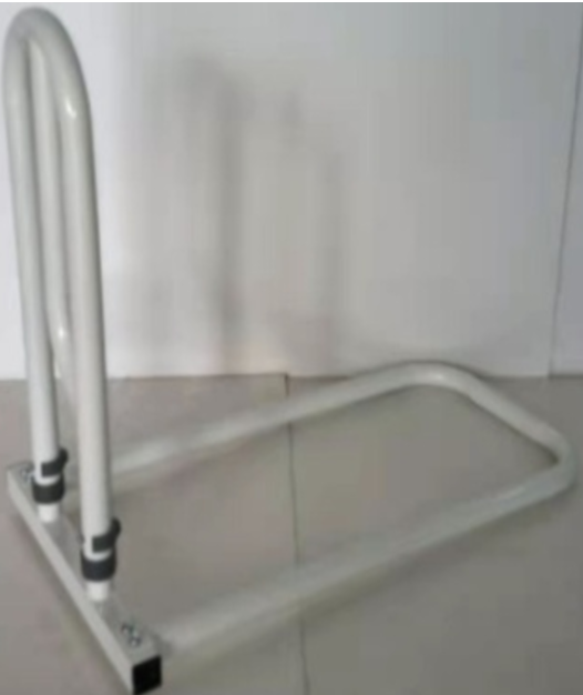 Bedside Safety Rail with Steel Tubing and Secure Bed Strap