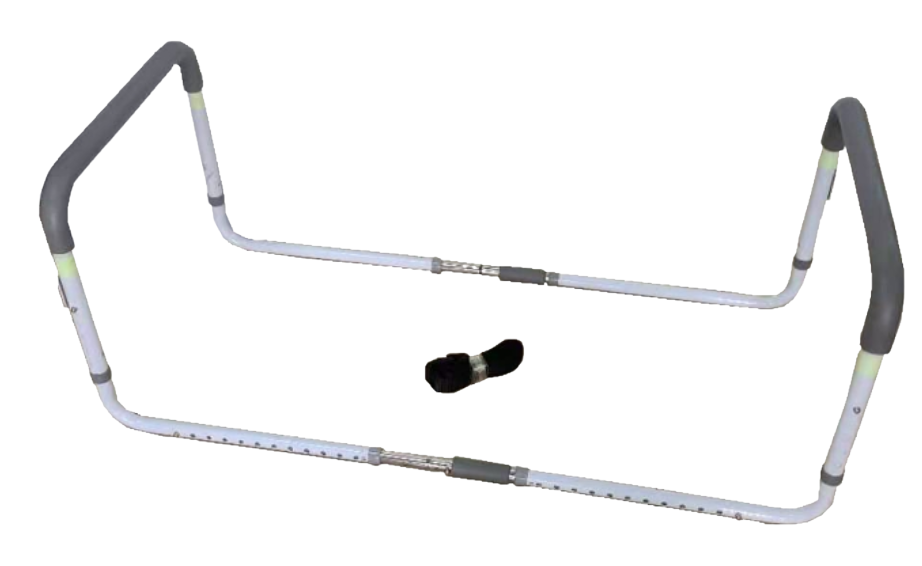 Adjustable Bedside Rail with Soft Foam Grip – Sturdy Steel Frame for Elderly & Patient Safety