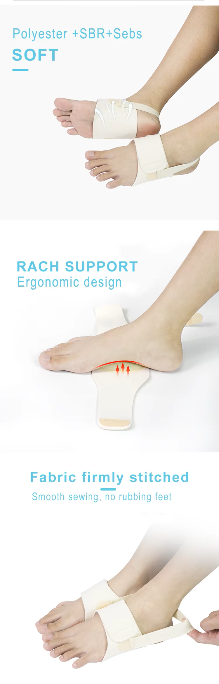 9INSOLES Arch Support Sleeves – Flatfoot Orthotics Silicone Pads for Plantar Fasciitis, Foot Pain Relief & Fallen Arches
