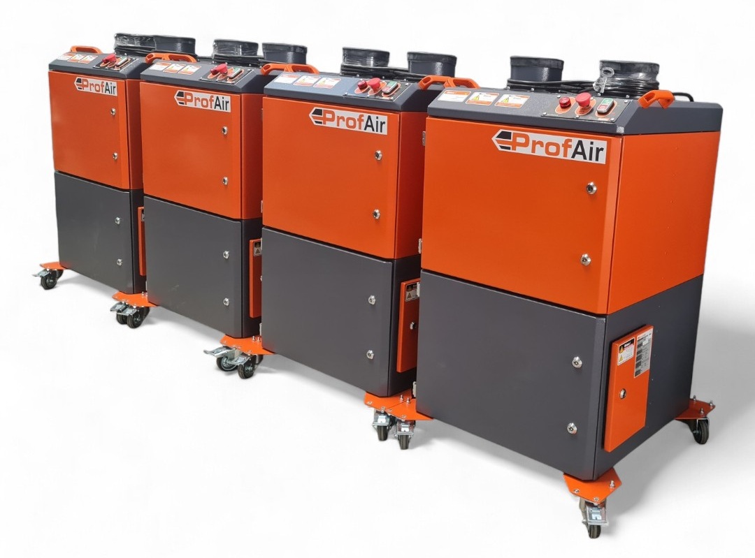 Kaynak Dumanı Emiş Makina 2000m3/h Çift Kollu