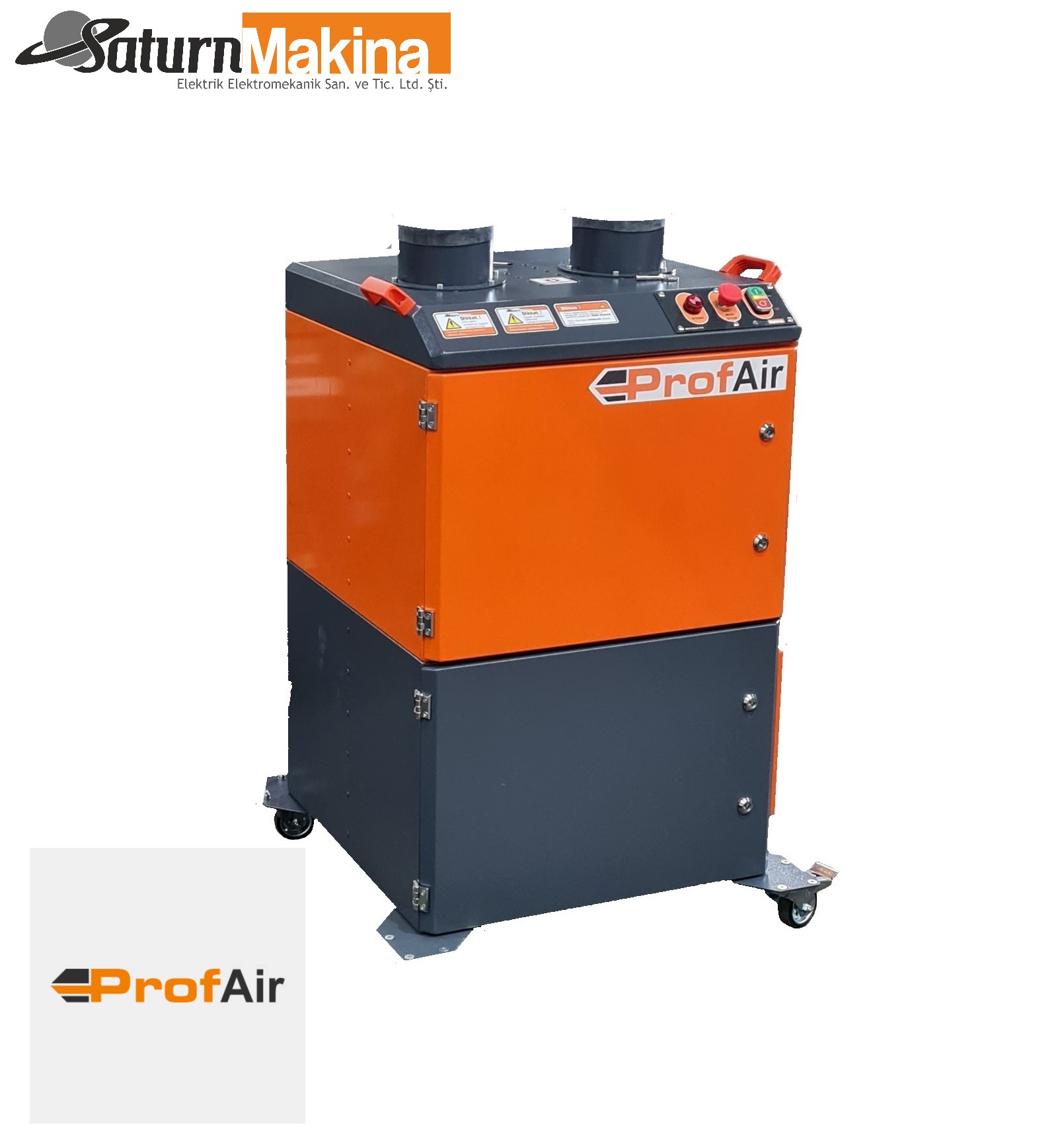 Kaynak Dumanı Emiş Makina 2000m3/h Çift Kollu