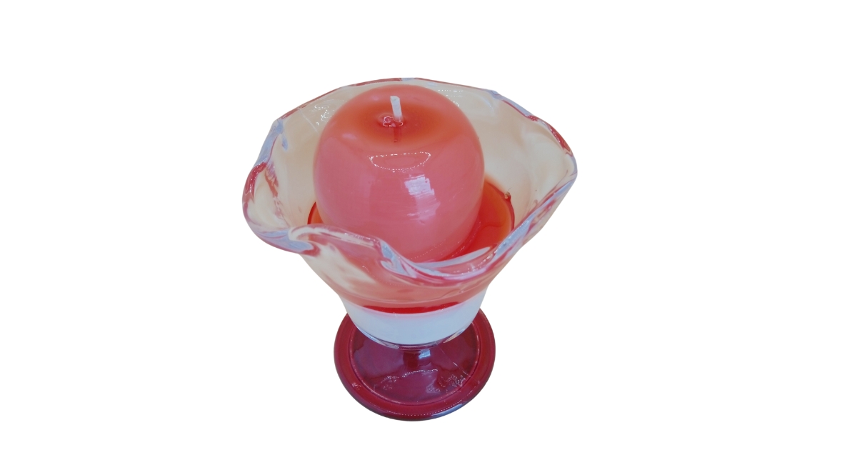 Bougie pomme d'amour