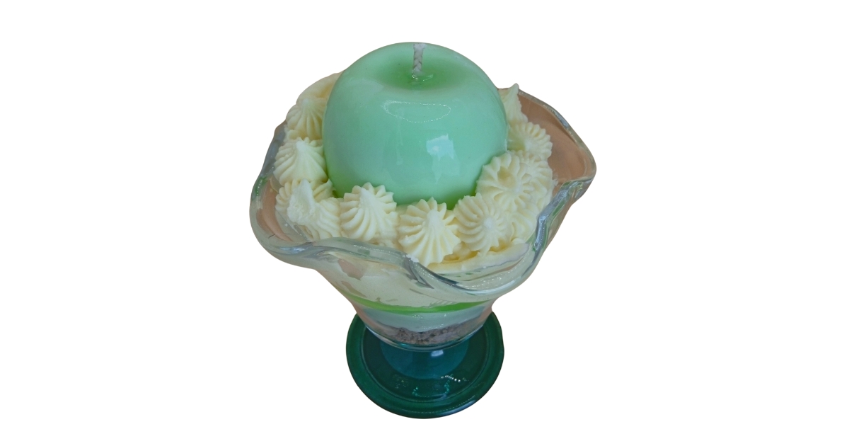 Bougie pomme verte